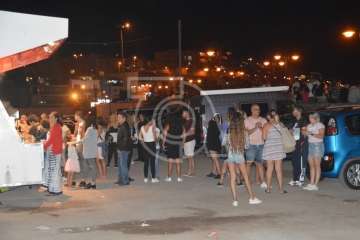 Espectáculo pirotécnico de Melenara (Foto Francisco Javier Santana y TA)